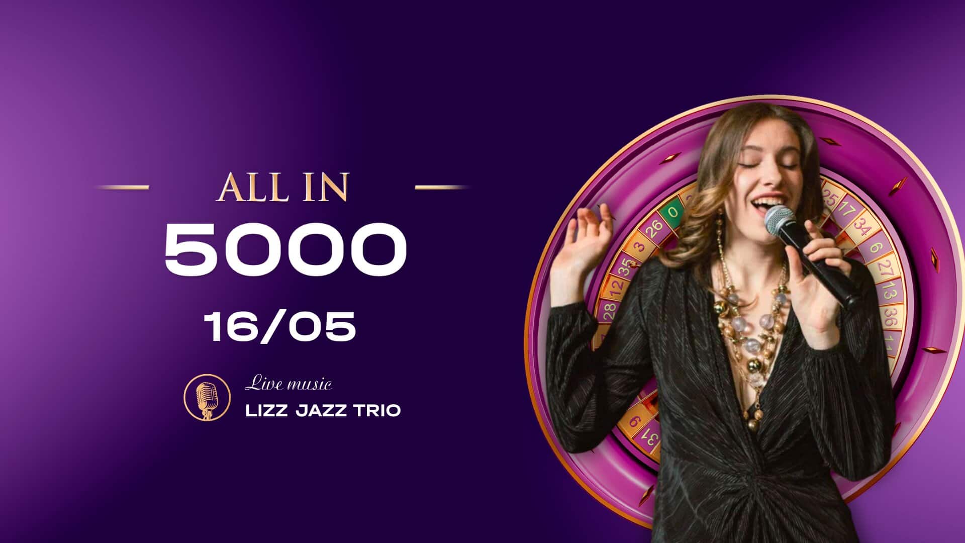 ALL IN — 5000. Live music