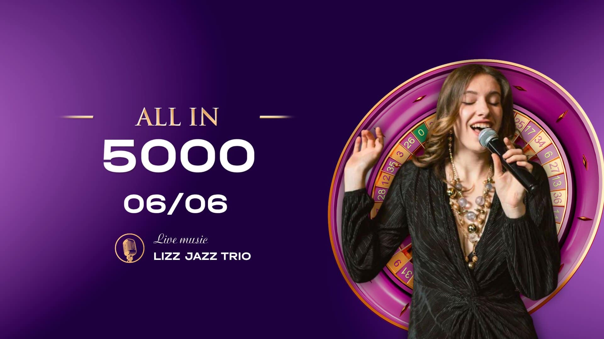 ALL IN — 5000. Live music